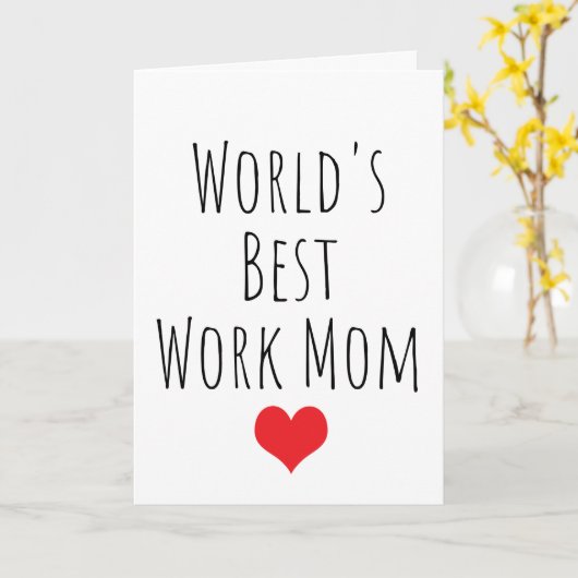 Het beste werk van Red Heart Kaart (Gele Bloem)