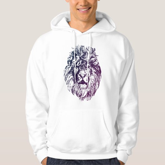 Het beste wordt geboren als LEO Hoodie (Voorkant)