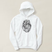 Het beste wordt geboren als LEO Hoodie (Design voorkant)