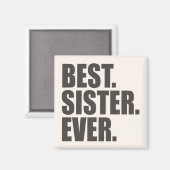 Het beste. Zuster. Ooit. Magneet (Voorkant / Achterkant)