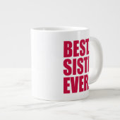 Het beste. Zuster. Ooit. (roze) Grote Koffiekop (Voorkant rechts)