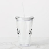 Het beste zwarte de douanemanuscript van de Mam va Acryl Drinkbeker (Links)
