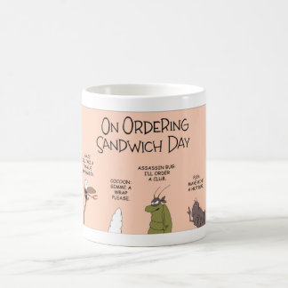 Het bestellen van een Sandwich op Sandwich Day Koffiemok