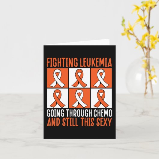 Het bestrijden van leukemie door chemo en nog stee kaart (Gele Bloem)