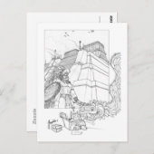 Het bestuderen van de Aztecs Briefkaart (Voorkant / Achterkant)