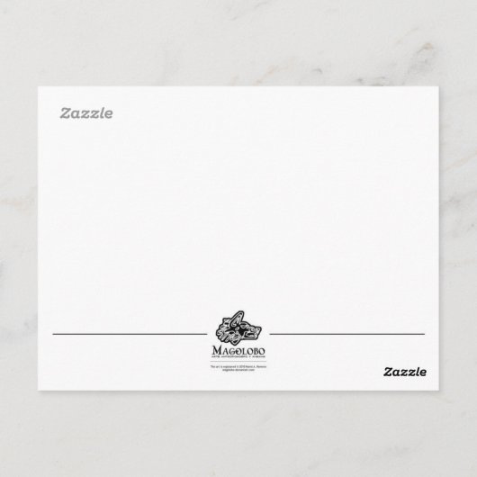 Het bestuderen van de Aztecs Briefkaart (Achterkant)