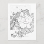 Het bestuderen van de Aztecs Briefkaart (Voorkant)