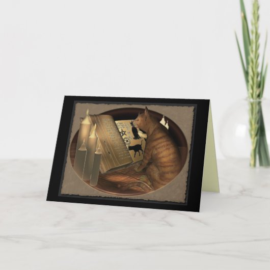 Het bestuderen van de Lessen van de Kat Kaart (Voorkant)