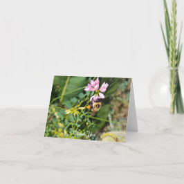 Het bestuivingsseizoen is voorbij bedankkaart