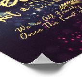 Het betegje van een Zitplaats niet een Koord Licht Poster (Hoek)