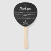 "Het betekent de wereld voor mij" Afstuderen Dank Handwaaier (Voorkant)