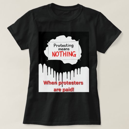 Het betekent niets t-shirt (Design voorkant)