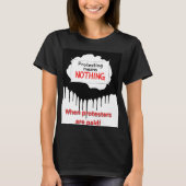 Het betekent niets t-shirt (Voorkant)