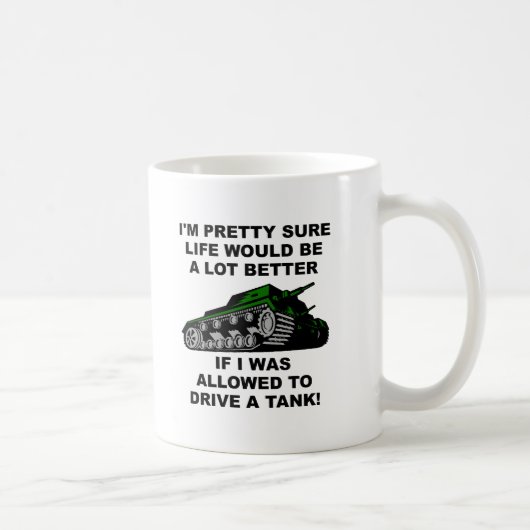 Het betere Leven door de Grappige Mokken van Tanks (Rechts)