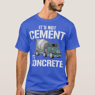 Het betonbeton wordt niet gesneden t-shirt