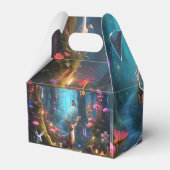 Het betoverde bos een mystieke oase bedankdoosjes (Achterkant)