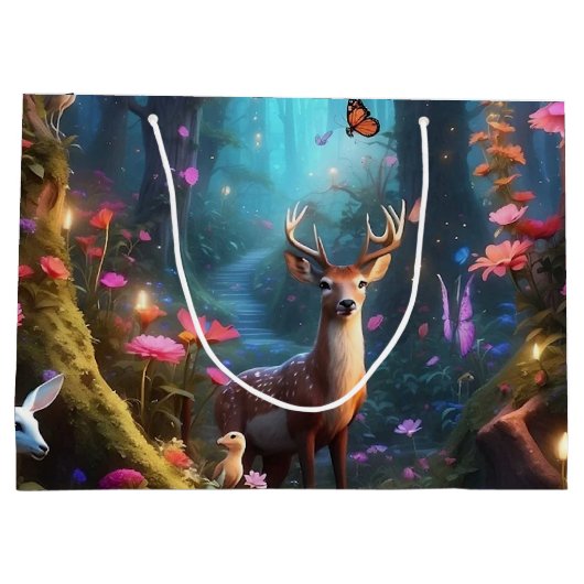 Het betoverde bos een mystieke oase groot cadeauzakje (Achterkant)