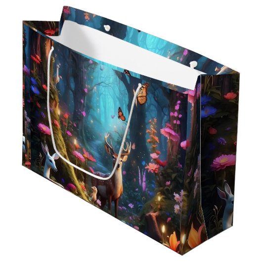 Het betoverde bos een mystieke oase groot cadeauzakje (Voorkant Gekanteld)