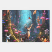 Het betoverde bos een mystieke oase inpakpapier vel (Voorkant 3)