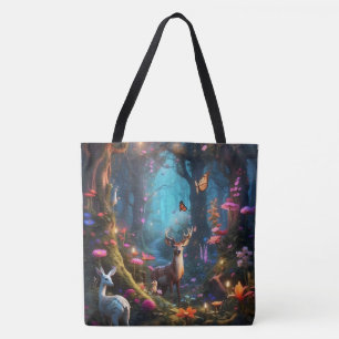 Het betoverde bos een mystieke oase tote bag