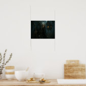 Het betoverde bos van Baba Yaga Poster (Keuken)