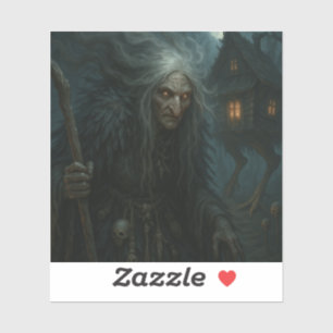 Het betoverde bos van Baba Yaga Sticker