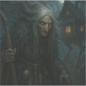 Het betoverde bos van Baba Yaga Sticker (Voorkant)