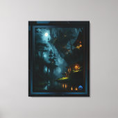 Het betoverde bos van Coi door Xzendor7 Canvas Afdruk (Voorkant)