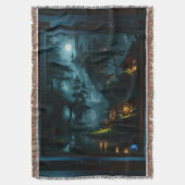 Het betoverde bos van Coi door Xzendor7 Deken (Voorkant Verticaal)