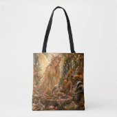 Het betoverde bosfeest van de fee tote bag (Voorkant)