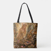Het betoverde bosfeest van de fee tote bag (Achterkant)