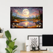 Het Betoverde Droommeer Poster (Thuiskantoor)