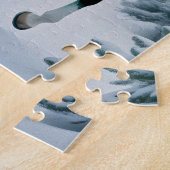 Het betoverde groene paard legpuzzel (Zijkant)