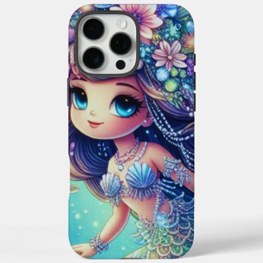 Het betoverde onderwaterrijk van de zeemeermin Case-Mate iPhone case (Achterkant)