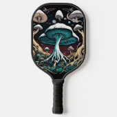 Het betoverde schimmeleiland, verzonken spektakel pickleball paddle (Achterkant)