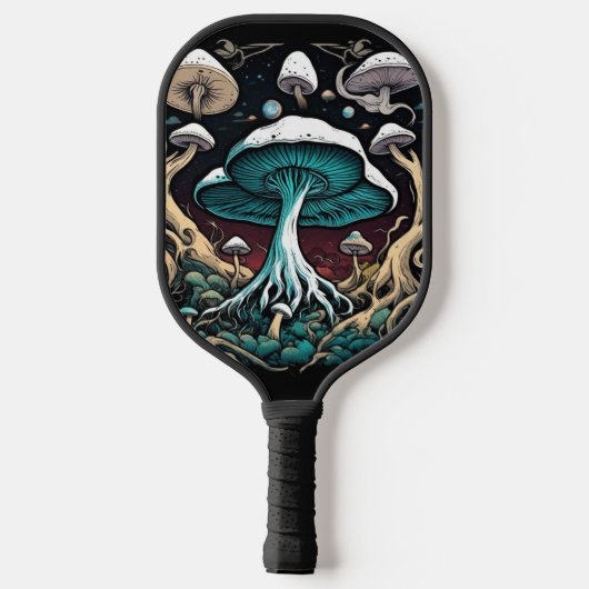 Het betoverde schimmeleiland, verzonken spektakel pickleball paddle (Achterkant)