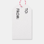 Het betoverde varenwiel cadeaulabel (Achterkant)