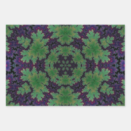 Het betoverde varenwiel inpakpapier vel