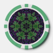 Het betoverde varenwiel poker chips (Voorkant)