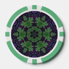 Het betoverde varenwiel poker chips