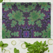 Het betoverde varenwiel theedoek (Gevouwen)