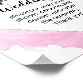 Het betoverde Welkomstteken van de Stevige Floral  Poster (Hoek)