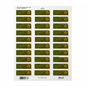 Het betoveren Celtic Clover- en String Lights-adre Etiket (Full Sheet)