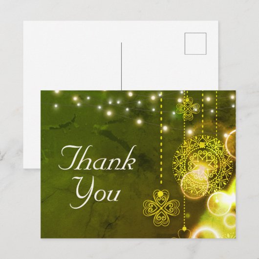 Het betoveren van Keltische Kleuren en Lichten Dan Briefkaart (Voorkant / Achterkant)