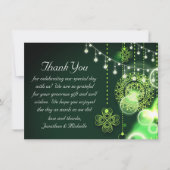 Het betoveren van Keltische Kleuren en Lichten Vla Bedankkaart (Voorkant)