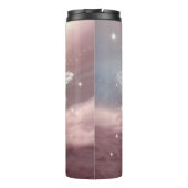 Het betoveren van Roze Kitten met Angel Wings Thermosbeker (Achterkant)