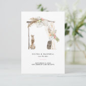 Het betoverende Afrikaanse Safari Wedding bewaart  (Staand voorkant)