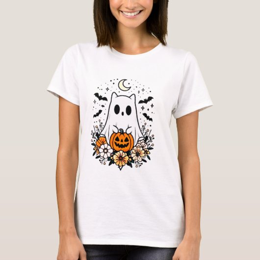 Het betoverende duo Halloween T-shirt (Voorkant)