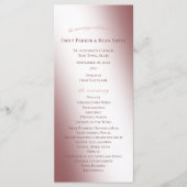 Het betoverende Fairy Tale Castle Wedding Programm Programmakaart (Voorkant)