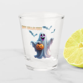 Het betoverende Halloween-ontwerp draagt bij. Shot Glas